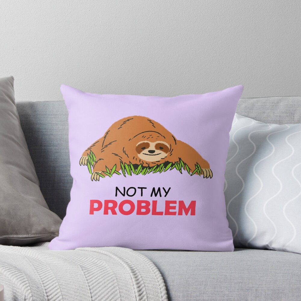 Item preview, Throw Pillow designed and sold by notasimp.