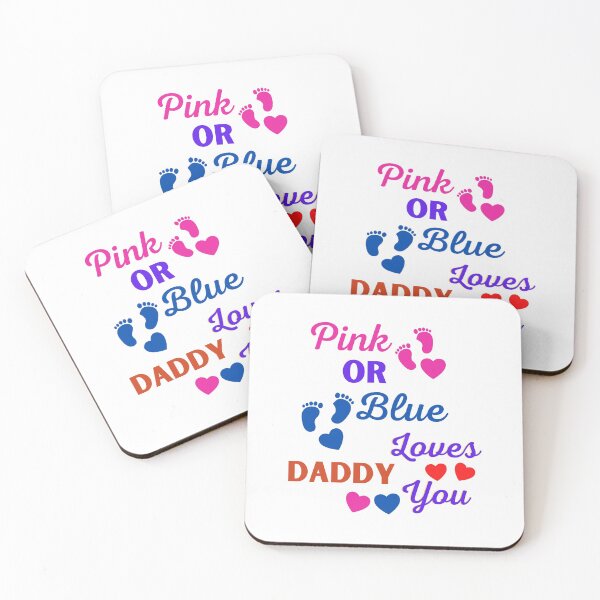 Artikelvorschau, Rosa oder blauer Papa liebt dich entworfen und verkauft von BhavyaBathla.
