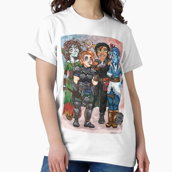Item preview, Critical Misses Podcast D&D Group Portrait designed and sold by Whitney Minson.