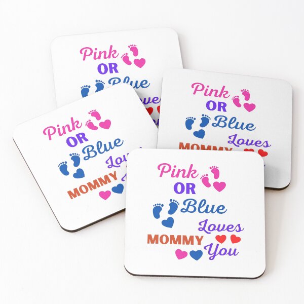 Artikelvorschau, Rosa oder blaue Mama liebt dich entworfen und verkauft von BhavyaBathla.