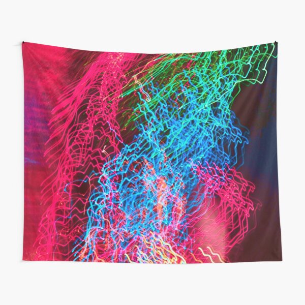 tapestry that changes color with led lights