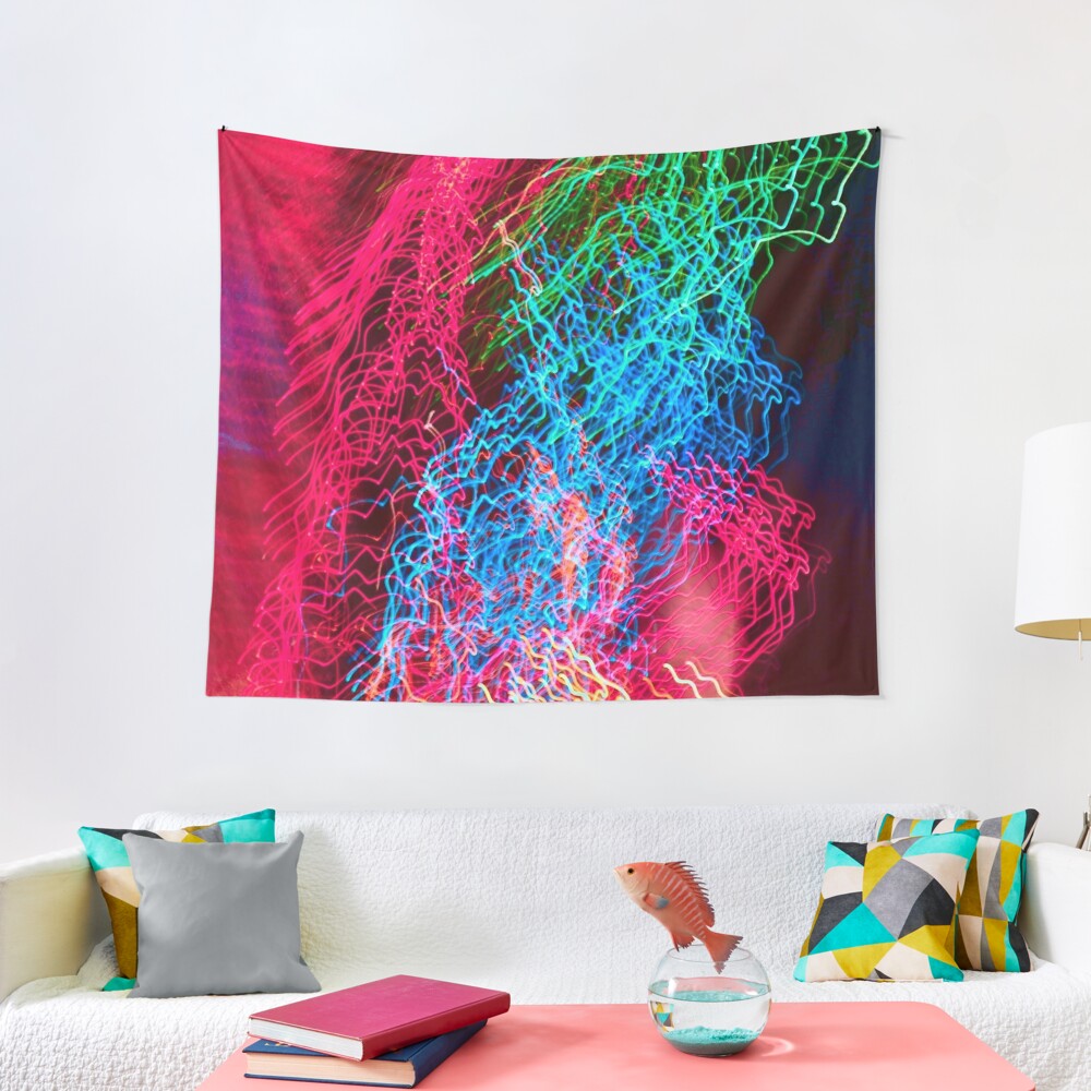 psychedelic led tapestry