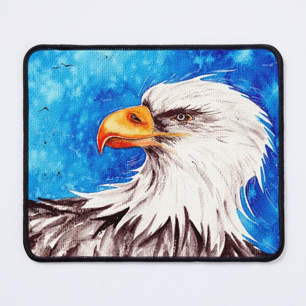 Item preview, Eagle Head Watercolor Illustration Painting at the paper designed and sold by Wittmann.