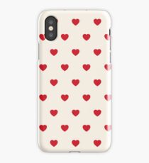 Mini Red Hearts Pattern iPhone Case/Skin