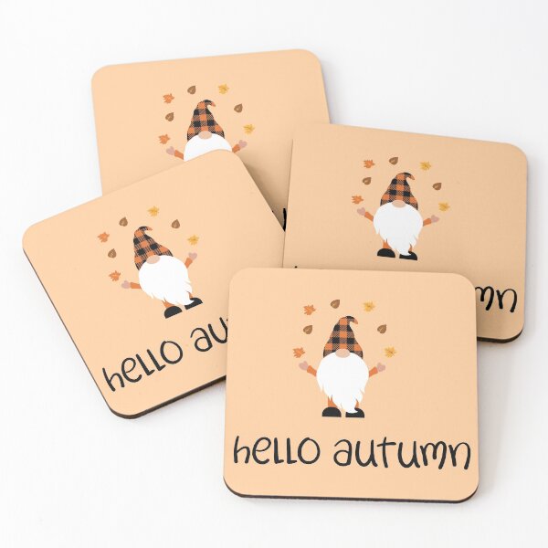 Item preview, Hello Autumn Gnome designed and sold by figtreeworks.