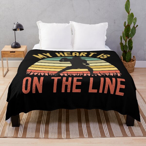 Item preview, My Heart Is On The Line Football Offense designed and sold by Fabvity.