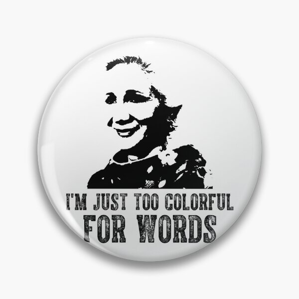 Item preview, Black & White Steel Design Magnolias - I'm Just Too Colorful For Words designed and sold by PatriciaGlenn8.