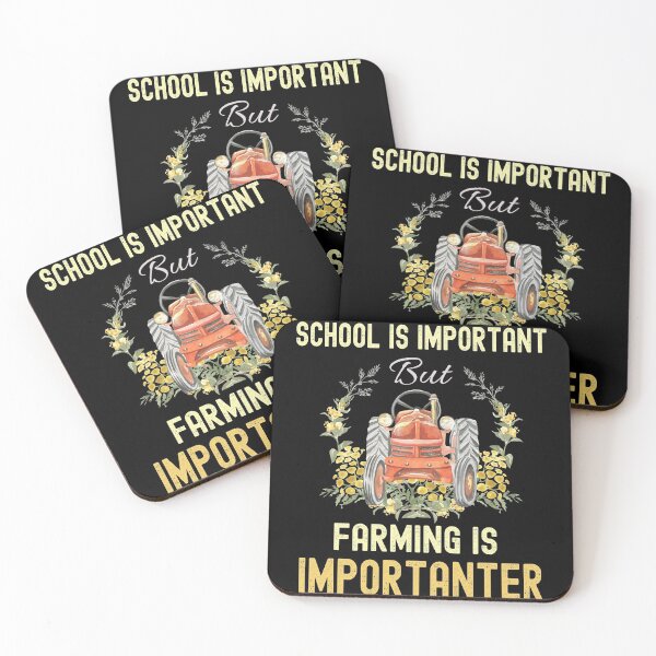 Item preview, School Is Important Farming Importanter designed and sold by Fabvity.