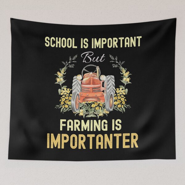 Item preview, School Is Important Farming Importanter designed and sold by Fabvity.