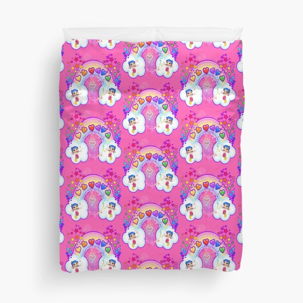 True and the rainbow kingdom cloud Duvet Cover