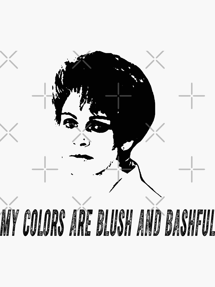 "Black & White Steel Design Magnolias My Colors Are Blush And Bashful