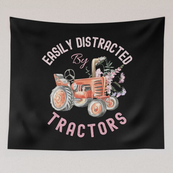 Item preview, Funny Easily Distracted By Tractors Farm designed and sold by Fabvity.