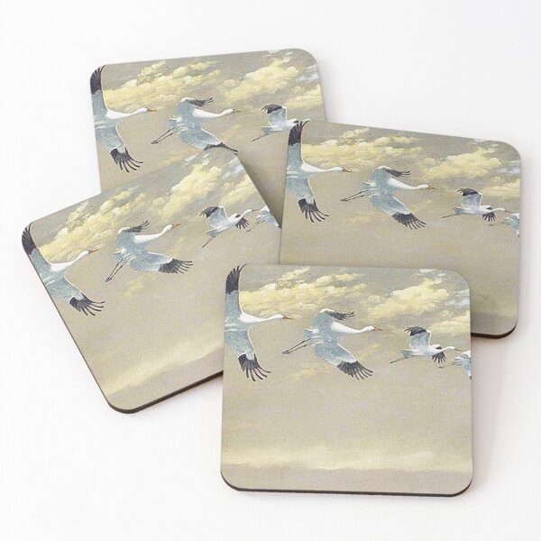 Item preview, Thirteen Whooping Cranes in Flight by Louis Agassiz Fuertes designed and sold by MagicStrawberry.