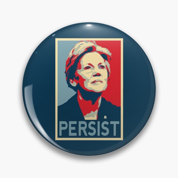 Item preview, Elizabeth Warren Persist| Elizabeth Warren Sticker| Warren For President designed and sold by YikesForever.
