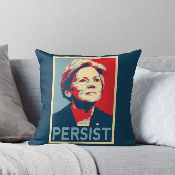 Item preview, Elizabeth Warren persiste | Pegatina de Elizabeth Warren | Warren para presidente designed and sold by YikesForever.