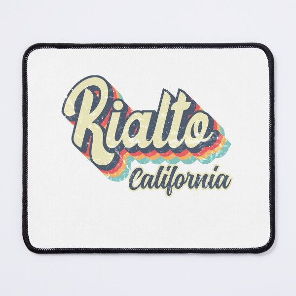 Item preview, Rialto city California Retro Vintage 70s rainbow designed and sold by Teelogic.