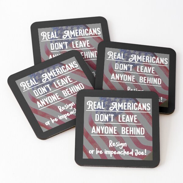 Item preview, Real Americans Leave No One Behind designed and sold by Twittlefish.