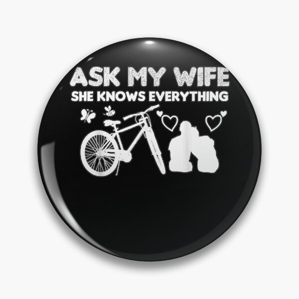 Item preview, Ask My Wife She Knows Everything Funny Husband Wife  designed and sold by RogerGift.