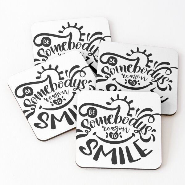 Item preview, Be Somebody Reason To Smile Light Edition - Motivational Quote designed and sold by Karnefa.