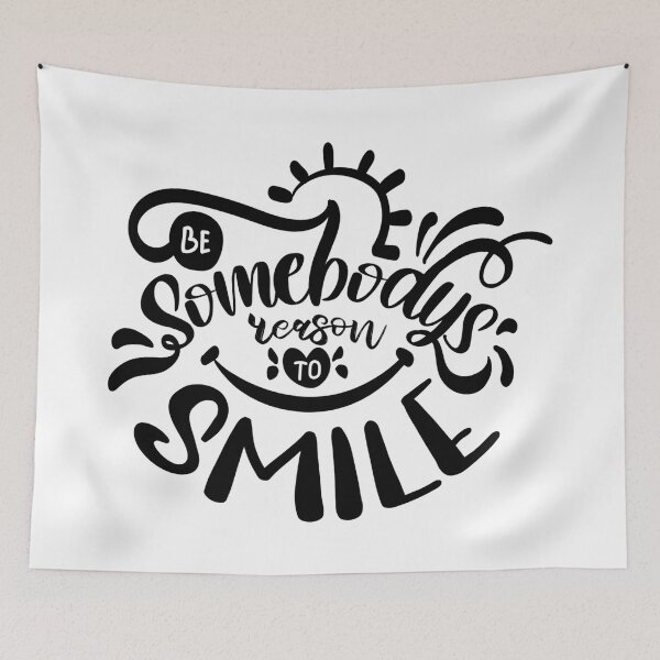 Item preview, Be Somebody Reason To Smile Light Edition - Motivational Quote designed and sold by Karnefa.