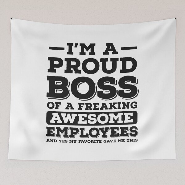 Item preview,  I'm a proud Boss of a freaking Awesome Employees designed and sold by FlossyDesigns.