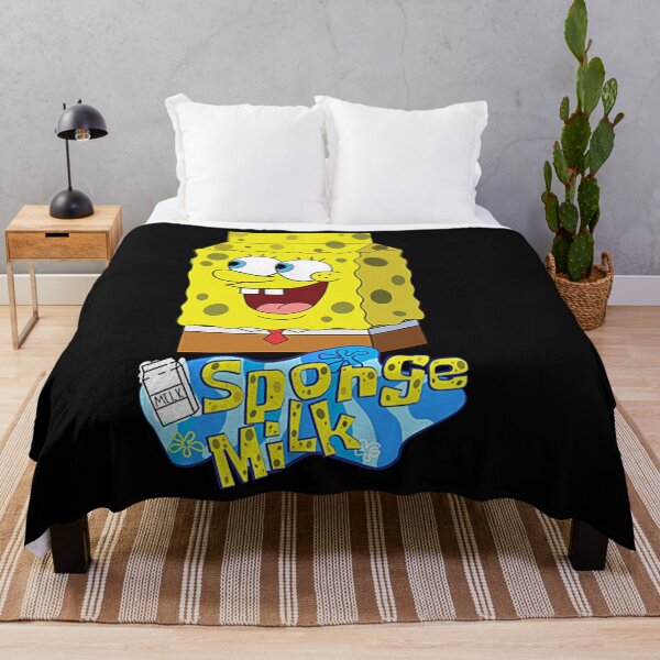 Vista previa del artículo con la obra «SpongeMilk con la inscripción», diseñado y vendido por Ailurophile71.