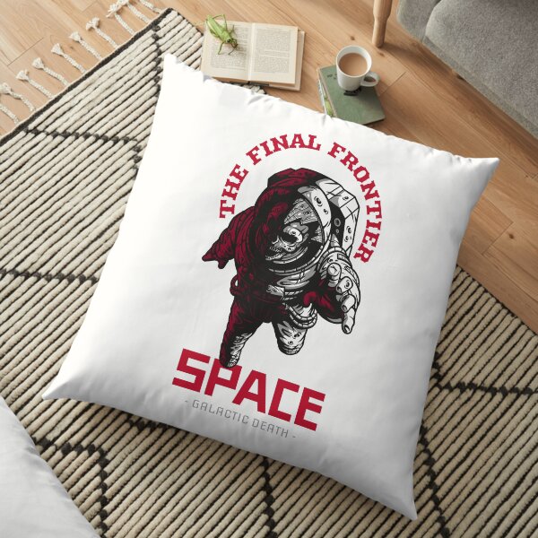 Space Final Frontier Undead Astronaut Floor Pillow