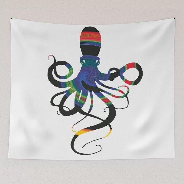 Item preview, Swirly Octopus, elusive and exquisite creature of the sea.  designed and sold by MuggyandMo.