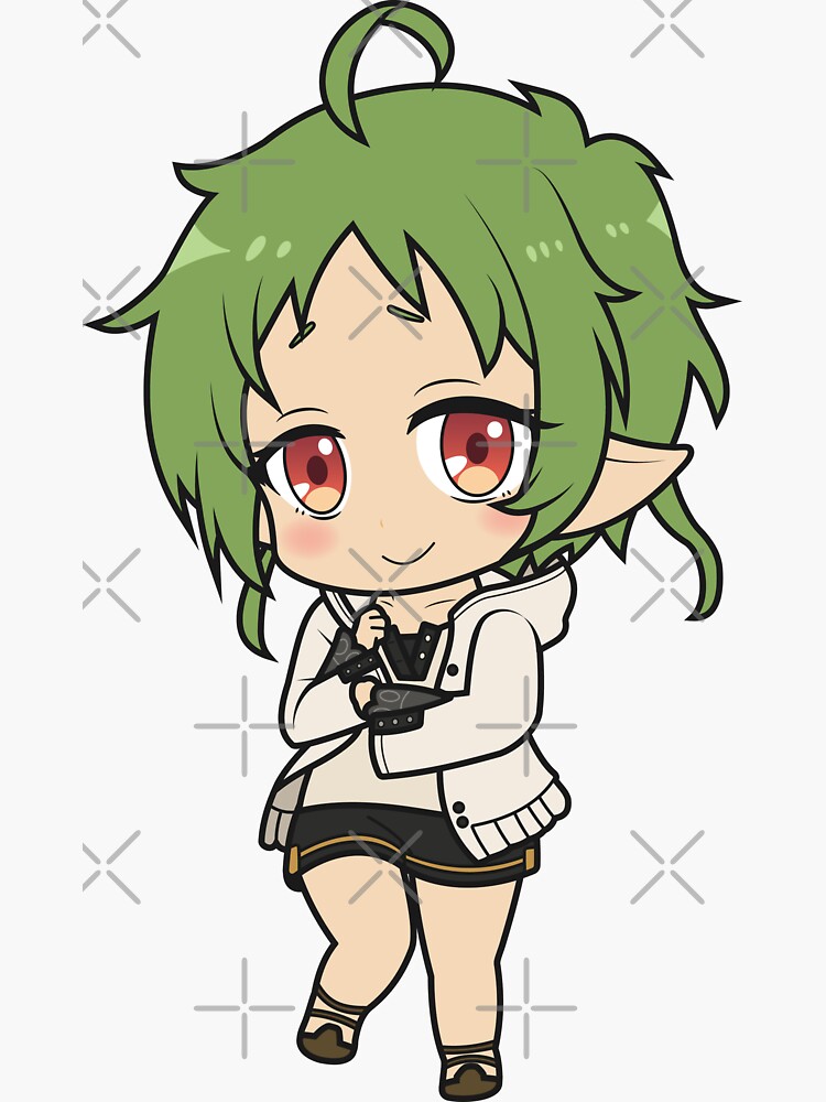 Mushoku Tensei Sylphiette Chibi Mounted Print for Sale by ChibiCheems