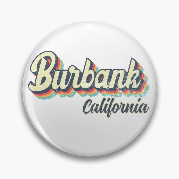 Item preview, Burbank City California Retro Vintage 70s rainbow designed and sold by Teelogic.