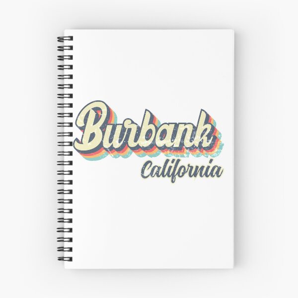 Item preview, Burbank City California Retro Vintage 70s rainbow designed and sold by Teelogic.