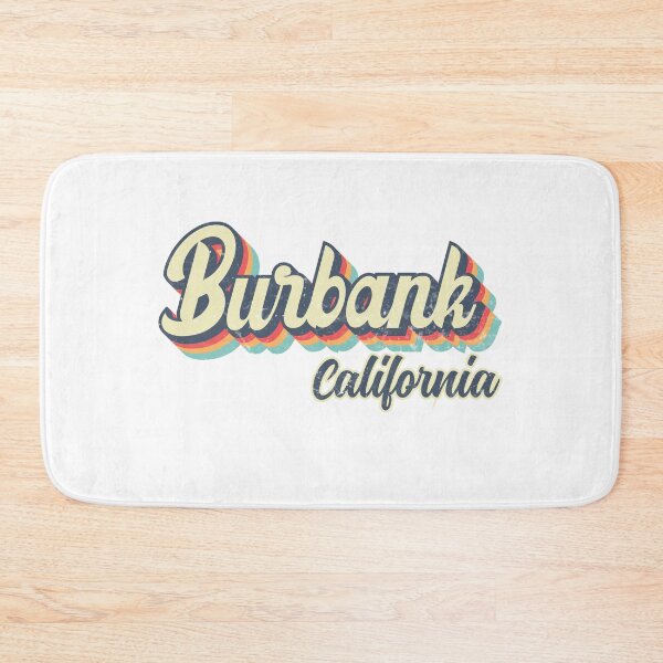 Item preview, Burbank City California Retro Vintage 70s rainbow designed and sold by Teelogic.