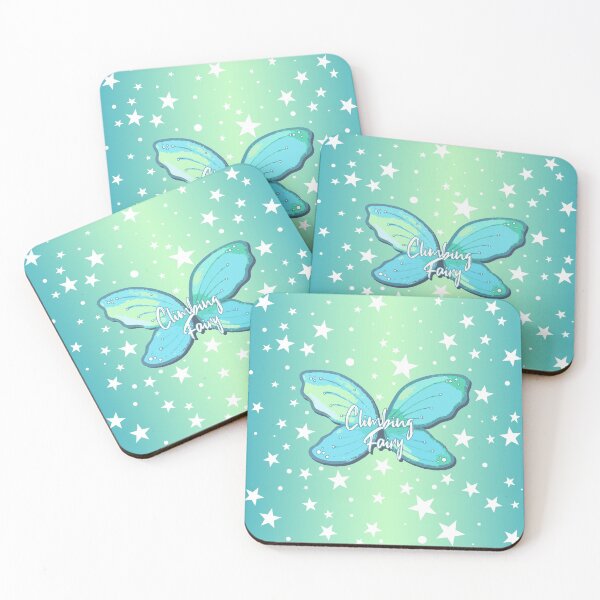Item preview, Climbing Fairy lettering with elf wings - climbing designed and sold by MadandMean.