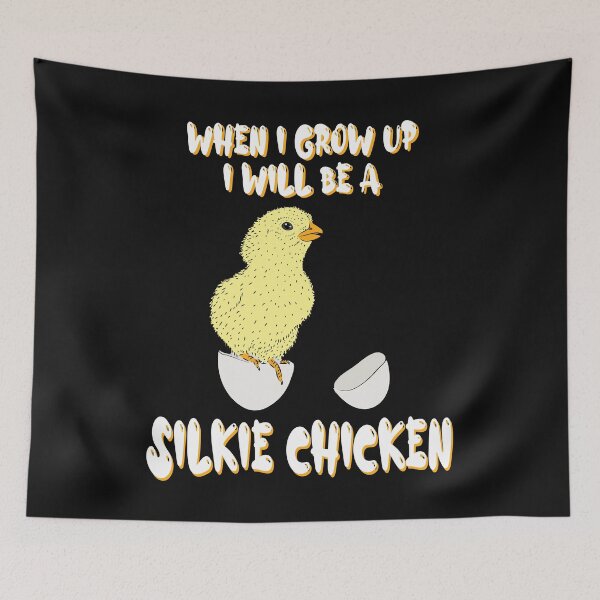 Item preview, When I Grow Up I Will Be A Silkie Chicken designed and sold by HumbleShirt.
