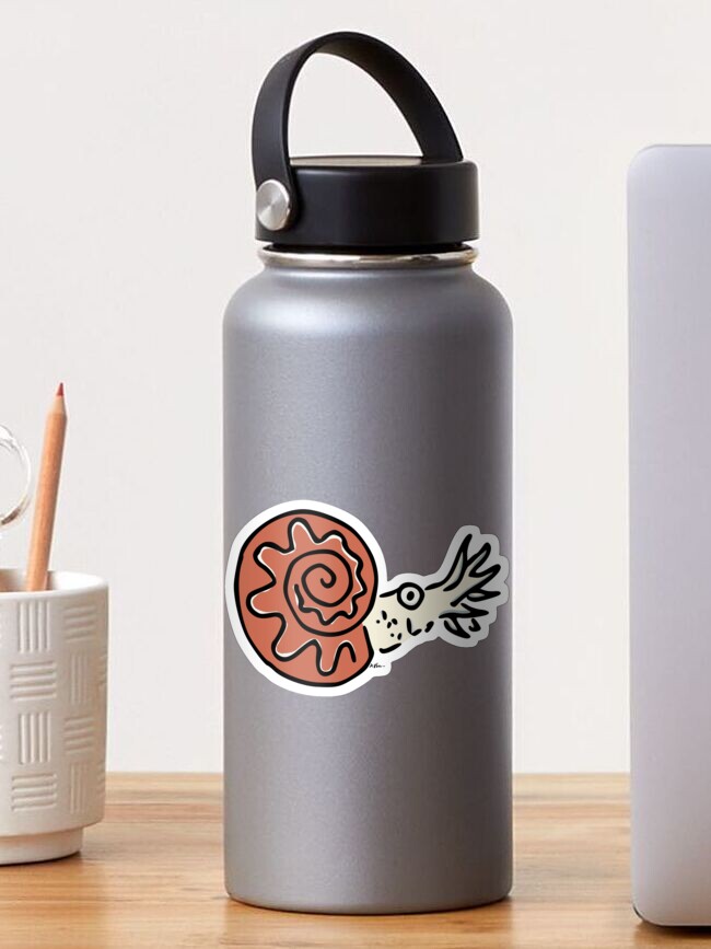 Thumbnail 1 of 3, Sticker, Ammonite designed and sold by atelierkota.