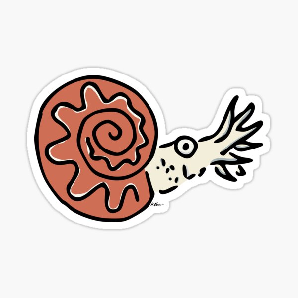 Ammonite Sticker
