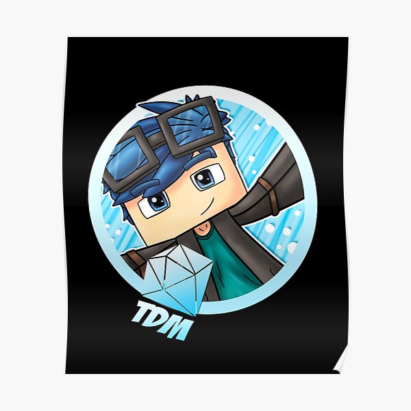 Chibi TDM Cute Boy Dinamond Gaming Poster