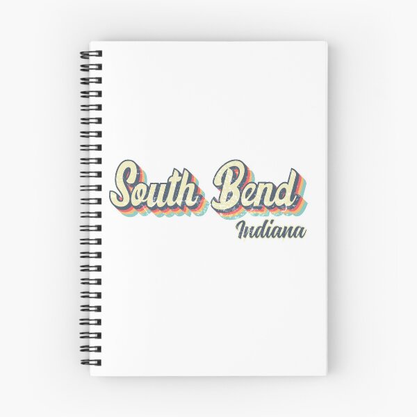 Item preview, South Bend City Indiana Retro Vintage 70s rainbow designed and sold by Teelogic.