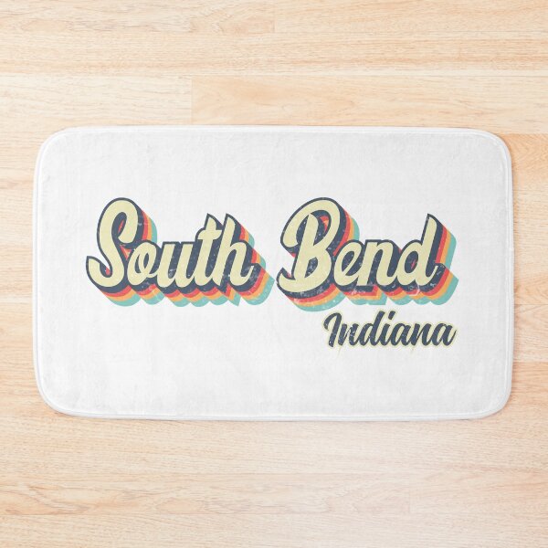 Item preview, South Bend City Indiana Retro Vintage 70s rainbow designed and sold by Teelogic.