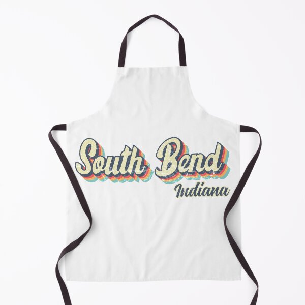 Item preview, South Bend City Indiana Retro Vintage 70s rainbow designed and sold by Teelogic.