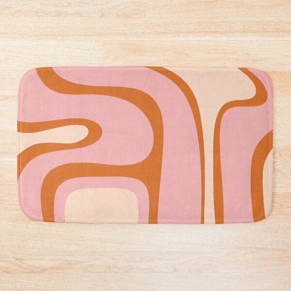 Item preview, Copacetic Retro Abstract Orange Pink Cream designed and sold by kierkegaard.