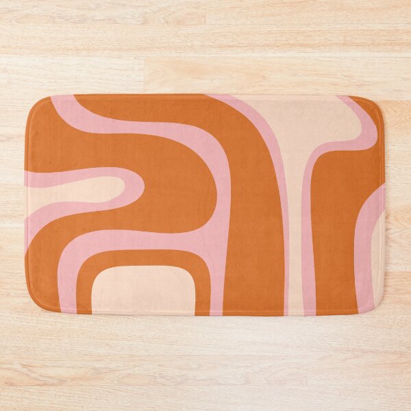 Item preview, Copacetic Retro Abstract Pink Orange Cream designed and sold by kierkegaard.
