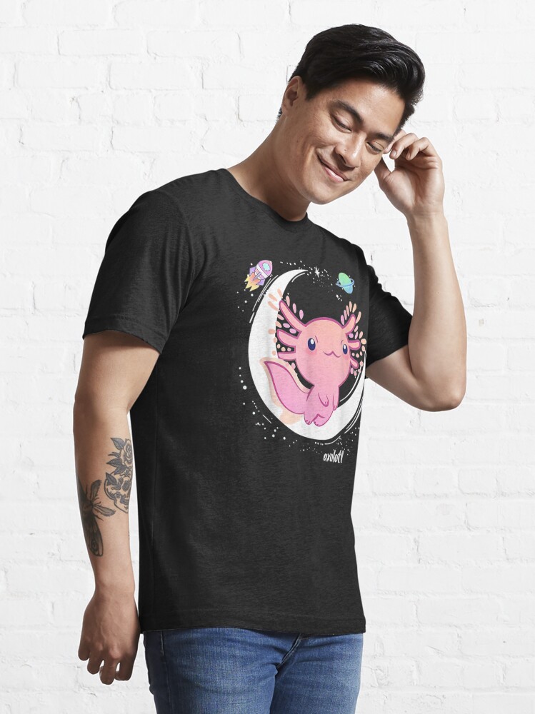 Space Axolotl Kawaii Pastel Goth - Japan Anime Comic Essential T