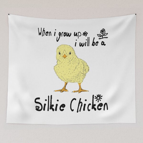 Item preview, When I Grow Up I Will Be A Silkie Chicken Cute designed and sold by HumbleShirt.
