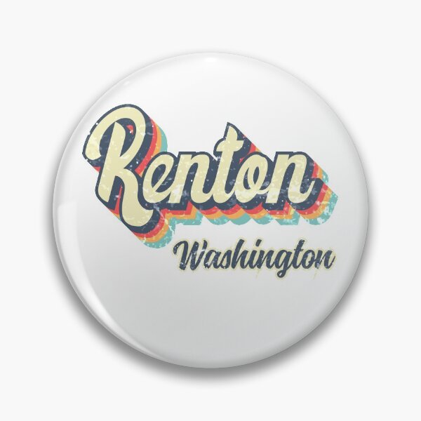 Item preview, Renton city Washington Retro Vintage 70s rainbow designed and sold by Teelogic.