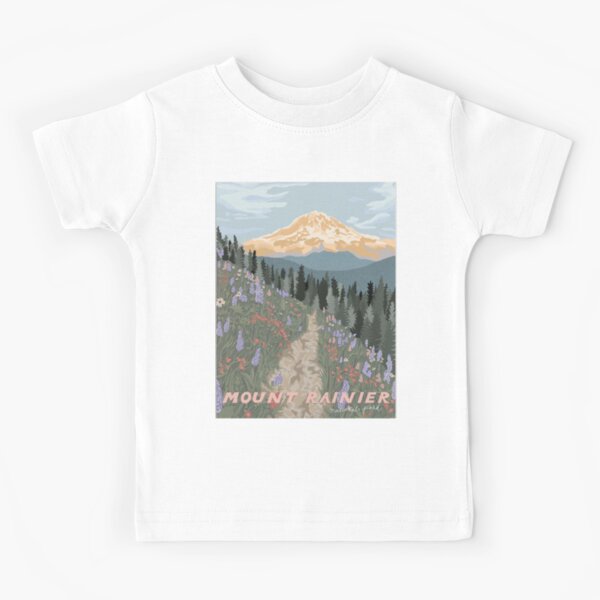 Mt Rainier Washington, Outdoors, WA Vacation T-Shirt