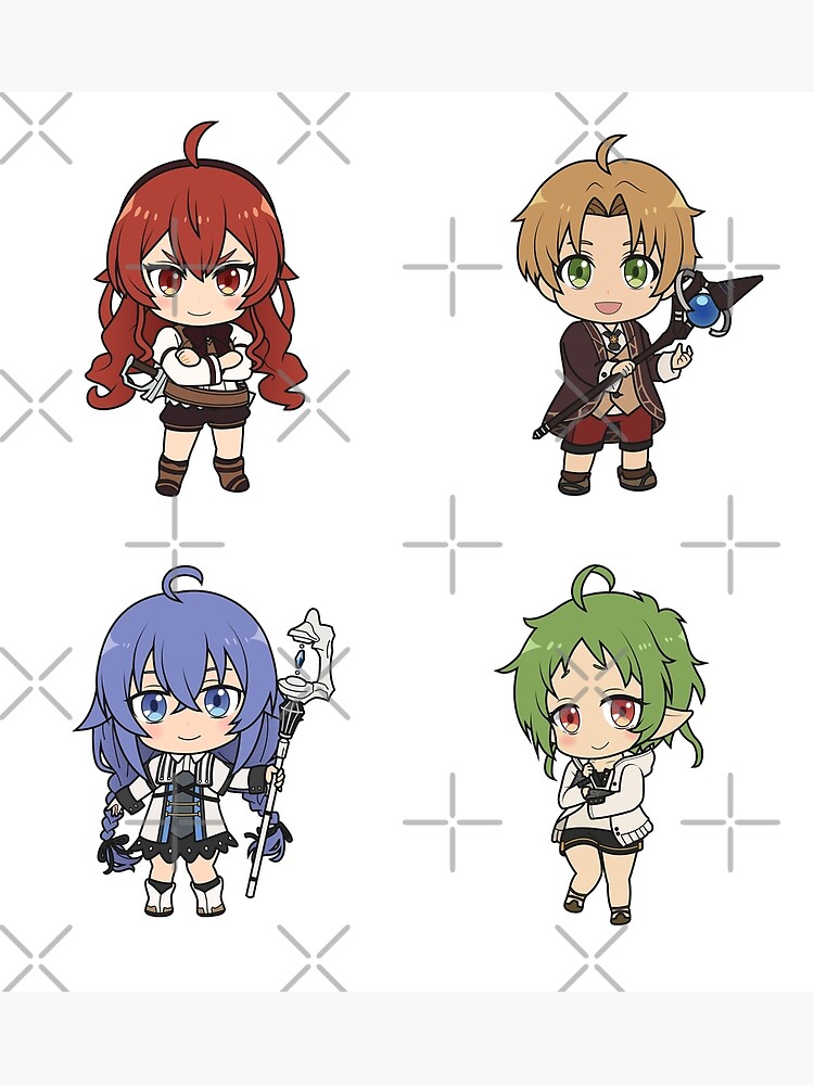 Mushoku Tensei Chibis | Greeting Card