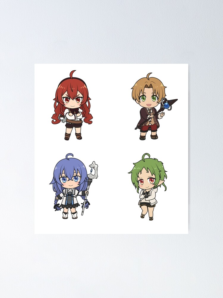 Mushoku Tensei Chibis | Greeting Card