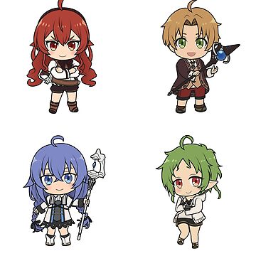 Mushoku Tensei Sylphiette Chibi Mounted Print for Sale by ChibiCheems