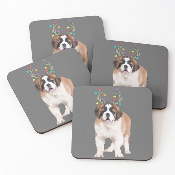 Item preview, Saint Bernard Reindeer Dog for Christmas, Saint, Bernard, Reindeer, Dog, for, Christmas designed and sold by Eliss3Lilly.